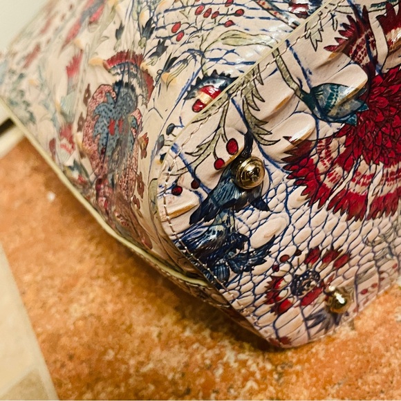 🐦‍🔥SALE! Brahmin Genuine Croc Embossed Leather in Brocade - Picture 12 of 16